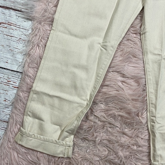 NWT J. Crew Slouchy boyfriend high rise jeans in ecru - Picture 9 of 10